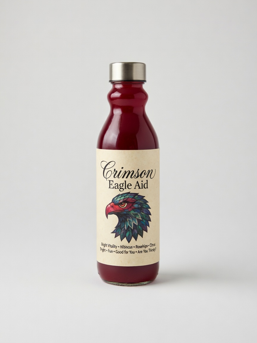 Crimson Eagle Aid bottle