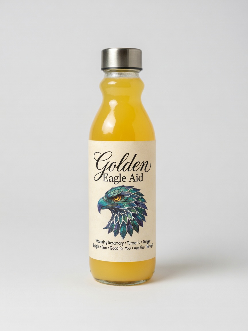 Golden Eagle Aid bottle
